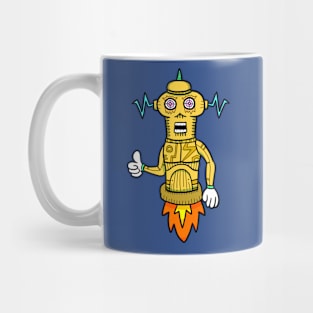 Robot Rocket Mug
